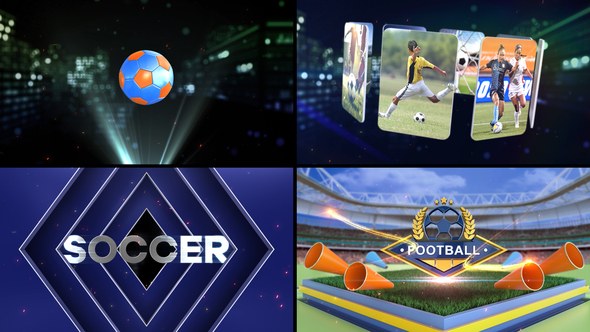 Videohive Soccer Bumper 2 Logo Stings template preview