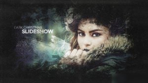 Videohive Dark Christmas Slideshow Openers template preview