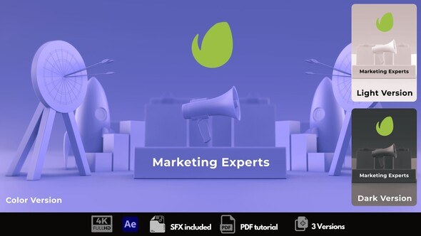 Videohive Marketing Experts Logo Stings template preview