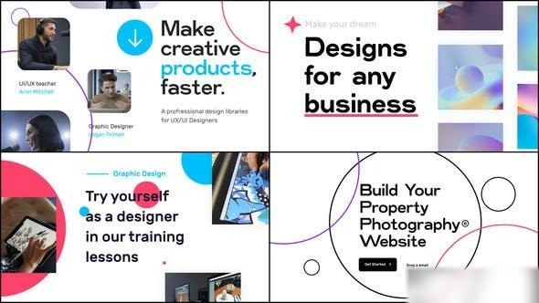 Videohive Clean Web Agency Promo Openers template preview