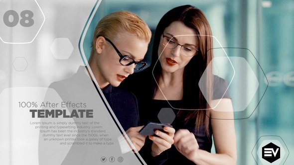 Videohive Modern Corporate Slideshow4 Video Displays template preview