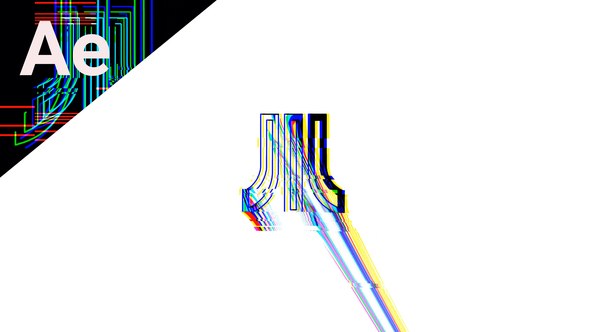 Videohive Glitch Logo 37193147 Logo Stings template preview