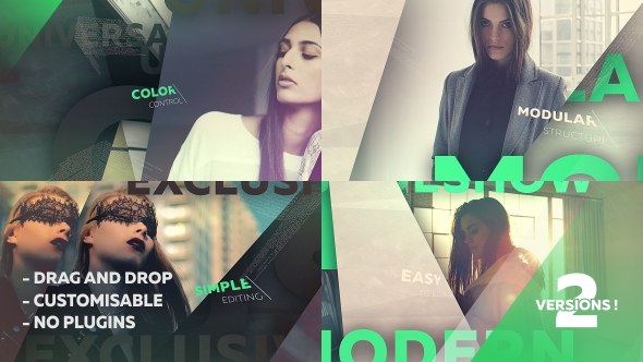 Trailer. Promo Video Displays template preview