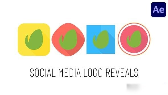 Videohive Social Media Logo Reveals for After Effects Logo Stings template preview