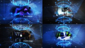 Videohive Hi-Tech Slideshow Intro Video Displays template preview