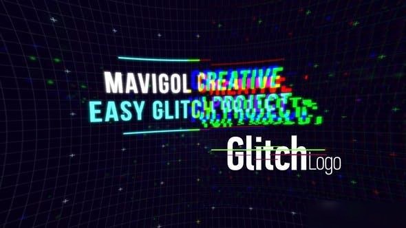 Videohive Glitch Logo Reveal 46858525 Logo Stings template preview