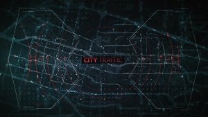 City Traffic Trailer Video Displays template preview