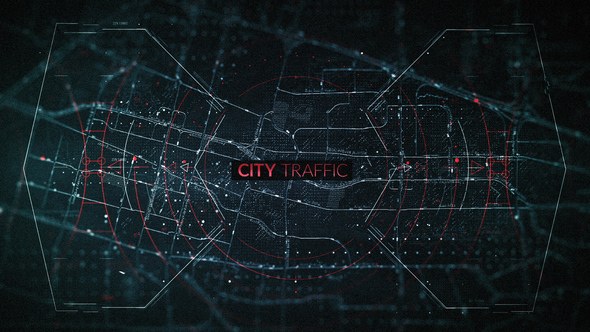 City Traffic Trailer Video Displays template preview