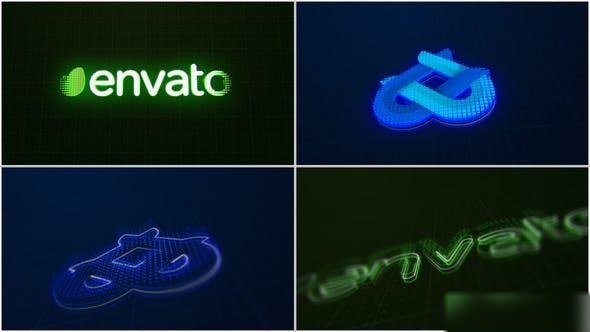Videohive Glowing Logo Reveal 45902974 Logo Stings template preview