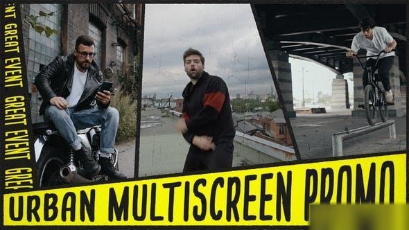 Videohive Urban Multiscreen Promo Openers template preview