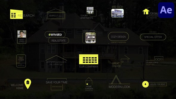 Videohive Real Estate Titles for After Effects Titles template preview