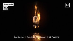Videohive Fire Countdown 48007834 Elements template preview