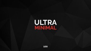 100 Ultra Minimal Titles Video Displays template preview