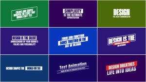 Videohive Kinetic Text Animation 49462576 Titles template preview