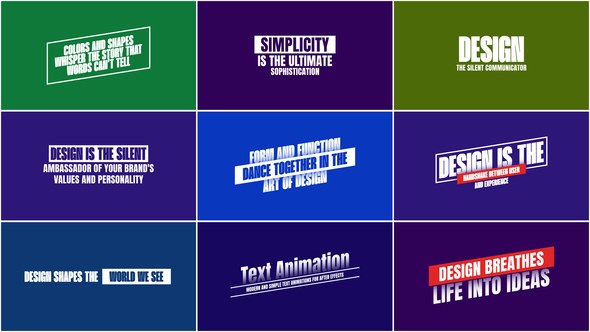 Videohive Kinetic Text Animation 49462576 Titles template preview