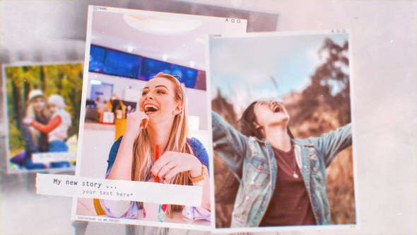 Videohive Memories Photo Frames Slideshow 25048374 Video Displays template preview