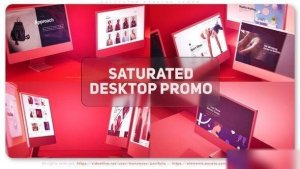 Videohive Saturated Desktop Promo Openers template preview