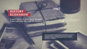 Videohive History Slideshow 22721955 Video Displays template preview