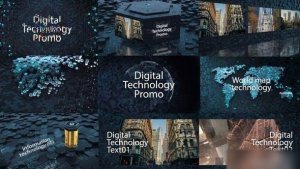 Videohive High-Tech Slideshow Openers template preview