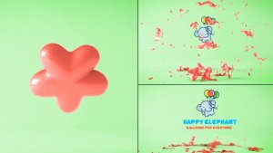 Videohive Balloon Logo Reveal Logo Stings template preview