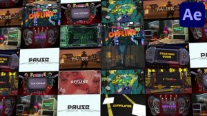 Videohive Looped Backgrounds | Web вЂў Twitch вЂў Youtube вЂў Live | Part 2 Broadcast-packages template preview