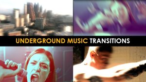 Videohive Underground Music Transitions | After Effects Elements template preview