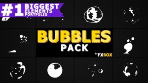 Flash FX BUBBLE Elements | After Effects Video Displays template preview