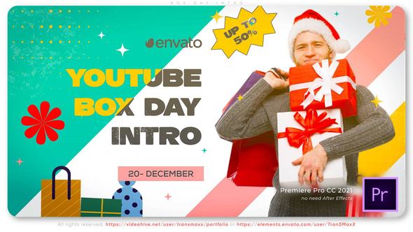 Box Day Intro Premiere Pro template preview