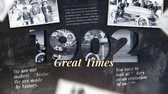 Videohive Great Historical Events Openers template preview