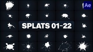 Videohive Splats Elements for After Effects Elements template preview