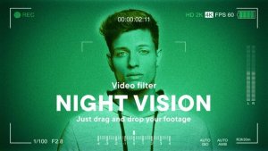 Videohive Night Vision Video Effect Template Elements template preview