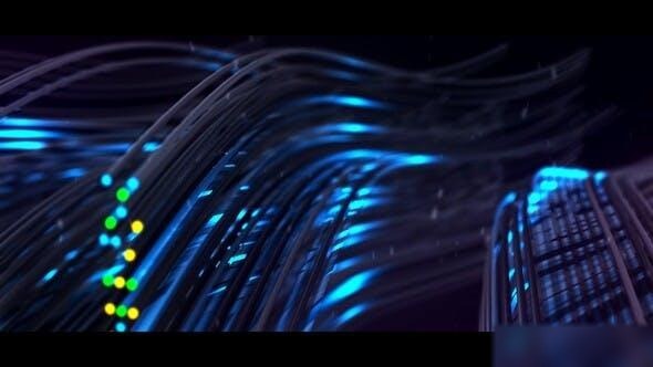 Videohive Fiber Logo Openers template preview