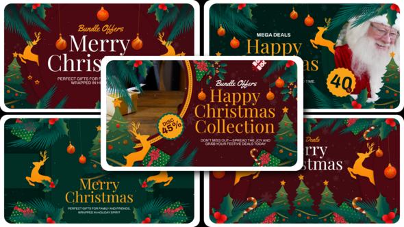 Videohive Christmas Sale Promo After Effect Product Promo template preview