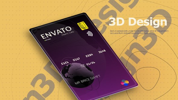 Videohive Card Promotion Product Promo template preview