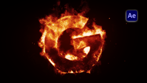 Videohive Burning Fire Logo Reveal 58500971 Logo Stings template preview
