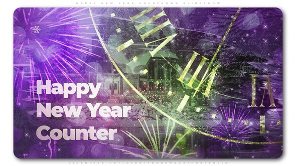 Videohive Magical Countdown New Year Slideshow Openers template preview