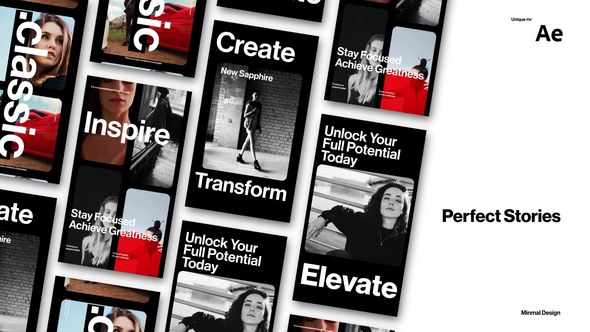 Videohive Perfect Stories For After Effects Video Displays template preview