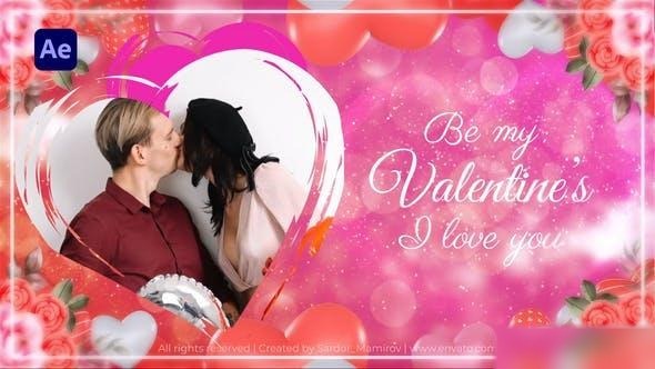 Videohive Valentines Slideshow || Love Story Slideshow Openers template preview