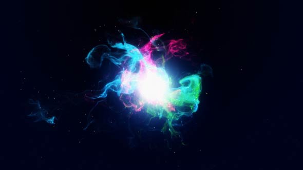 Videohive 3 Color Particles Logo Reveal Logo Stings template preview