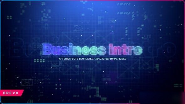 Videohive Business Intro/ Cyber Strategy/ Digital Opener/ Promo/ Text/ Corporate/ Meeting Forum/ Presentation Openers template preview