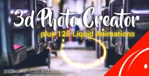 Videohive 3d Photo Creator With Liquid FX Animations Elements template preview
