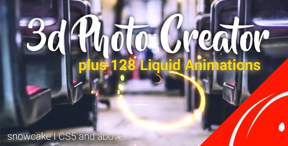 Videohive 3d Photo Creator With Liquid FX Animations Elements template preview