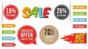 Videohive Sales Promo Tags Elements template preview