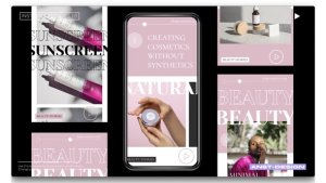 Videohive Simple Beauty Shop Stories Instagram Product Promo template preview