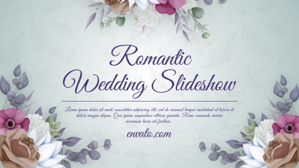 Videohive Ink Romantc Wedding Slideshow 47935922 Video Displays template preview