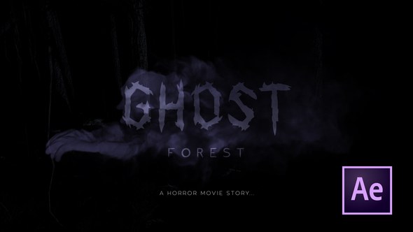 Videohive Ghost Forest Trailer Video Displays template preview
