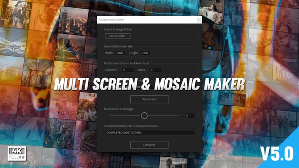 Videohive Multi Video Screen Maker Auto v5 Video Displays template preview