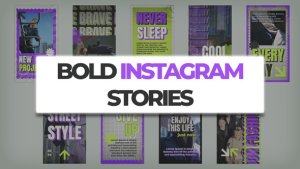 Videohive Bold Instagram Stories | AE Product Promo template preview