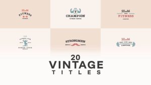 Videohive Gym Title Titles template preview