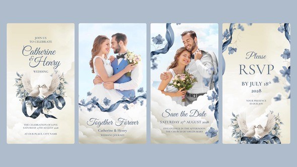 Videohive Wedding Invitation Video Template Video Displays template preview